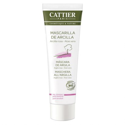 Mascarilla de Arcilla Rosa Pieles Sensibles Cattier 100ml
