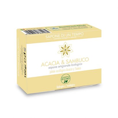 Jabón ecológico Acacia y Saúco - Sapone di un Tempo 100g