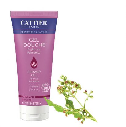 Gel de ducha suavizante con Arcilla Rosa Cattier 200ml - Imagen 2