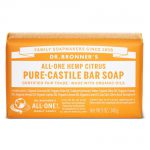 Jabón de Castilla en Pastilla - Cítricos Naranja  - Dr Bronner's - 140g