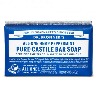 Jabón de Castilla en Pastilla - Menta - Dr Bronner's - 140g