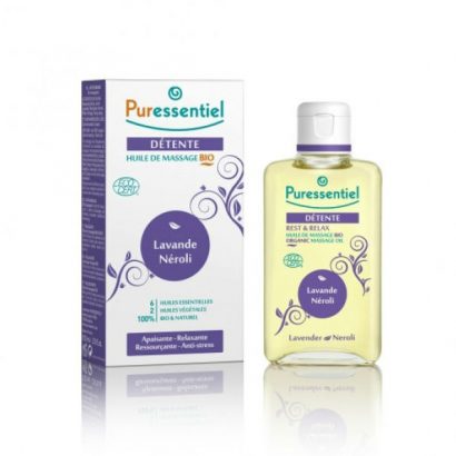Aceite de Masaje 100% Biológico Relajante Lavanda - Neroli - Puressentiel - 100ml - Imagen 2