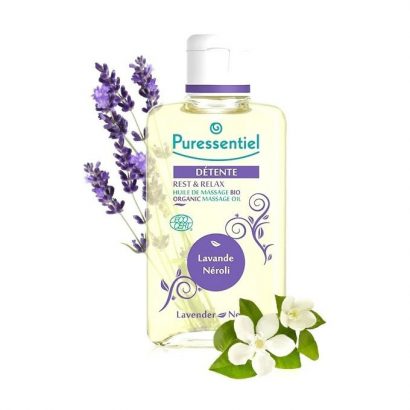 Aceite de Masaje 100% Biológico Relajante Lavanda - Neroli - Puressentiel - 100ml