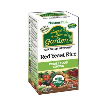 Source of Life Garden Levadura Roja de Arroz - Natures Plus - 60 cápsulas
