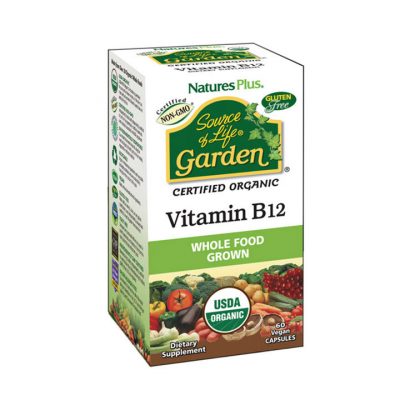 Source of Life Garden Vitamina B12 - Natures Plus - 60 cápsulas