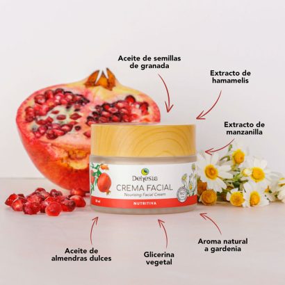 Crema Facial Nutritiva BIO con Granada y Manzanilla - Dehesia - 50 ml - Imagen 2
