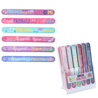 Limas de Uñas - Eslogan Prosecco y Princesa