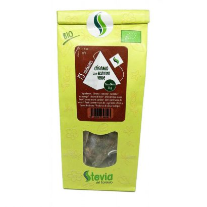 Cáñamo con Gelatina Verde BIO - Stevia del Condado - 15 pirámides