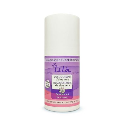 Desodorante de Aloe Vera Sin Perfume - Lilà Cosmètics - 50 ml