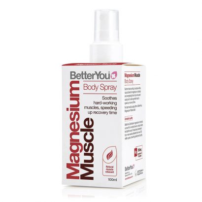 Spray con magnesio para relajación muscular BetterYou