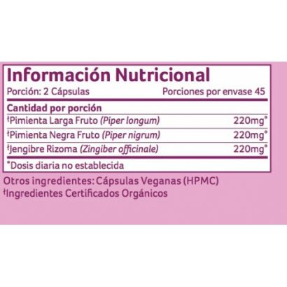 Trikatu  Organic India- 90 Cápsulas - Imagen 2