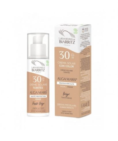 Crema Solar Facial Pigmentada FPS30 - Laboratoires de Biarritz - 50ml