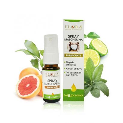 Spray Higienizante de Mascarillas con Alcohol - Flora - 30ml
