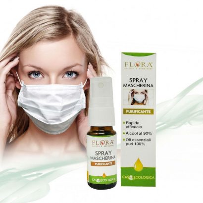 Spray Higienizante de Mascarillas con Alcohol - Flora - 30ml - Imagen 2