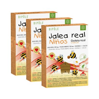 ¡OFERTA 3x2! Jalea Real Fresca Niños Bipôle - Intersa - 20 ampollas