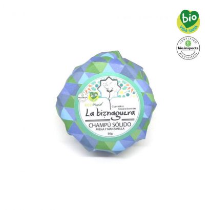 Champú Sólido Avena y Manzanilla - La Biznaguera - 90g