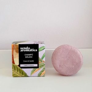 Champú Sólido Coco Karité Cabello Rizado - Senda Aromática - 95g