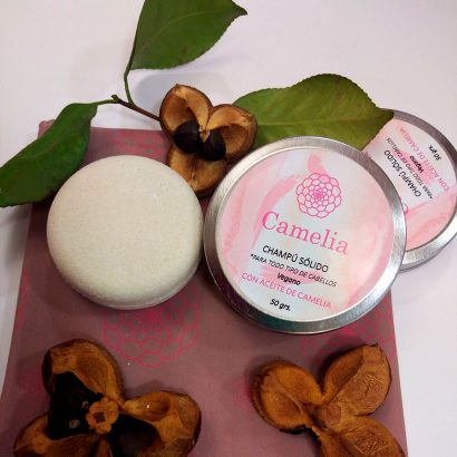 Champú Sólido con Aceite de Camelia - Camelia - 70g - Imagen 2