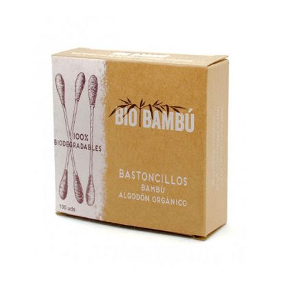 Bastoncillos Bambú y Algodón Ecológico - BioBambú - 100u.