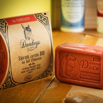 Jabón de Leche de Burra con Amapola - Donkeys & Co - 100 g - Imagen 2