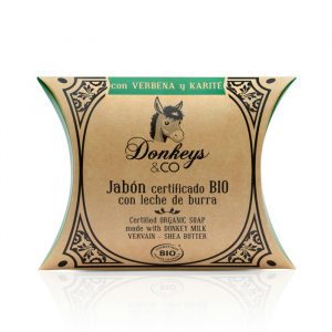 Jabón de Leche de Burra con Karité y Verbena - Donkeys & Co - 100 g