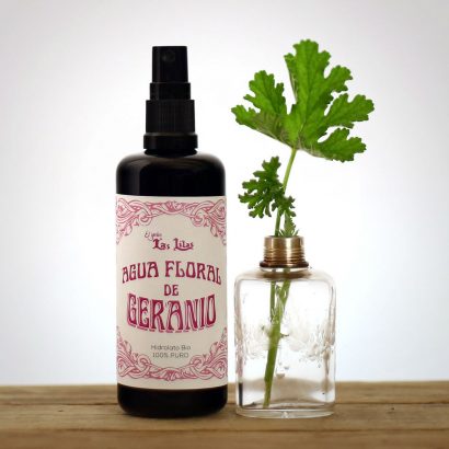 Agua Floral o Hidrolato de Geranio - El Jardín de las Lilas - 100 ml