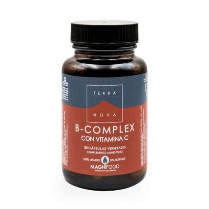 B-Complex con Vitamina C - Terra Nova - 50 cápsulas
