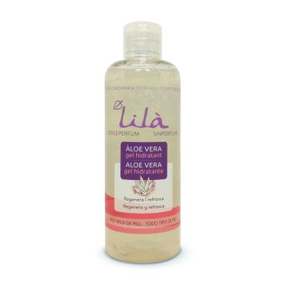 Aloe Vera Gel Hidratante Sin Perfume - Lilà Cosmètics - 250 ml