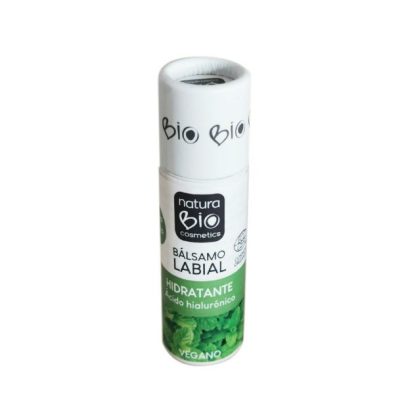 Bálsamo Labial Hidratante Ácido Hialurónico Menta - NaturaBio Cosmetics - 9,5g
