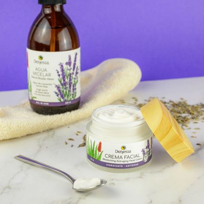 Crema Facial Hidratante-Antiedad BIO con Lavanda, Aloe Vera y Bakuchiol - Dehesia - 50 ml - Imagen 2