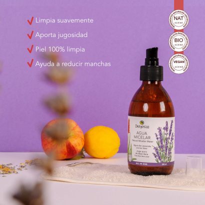 Agua Micelar BIO -All In One- con Lavanda y Aloe vera - Dehesia - 250 ml - Imagen 4