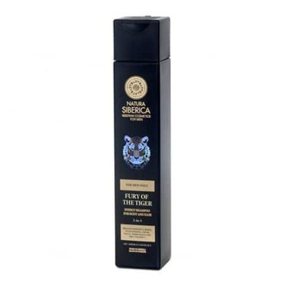Champú Energizante para Cuerpo y Cabello 2 en 1 La Furia del Tigre - Natura Siberica - 250 ml