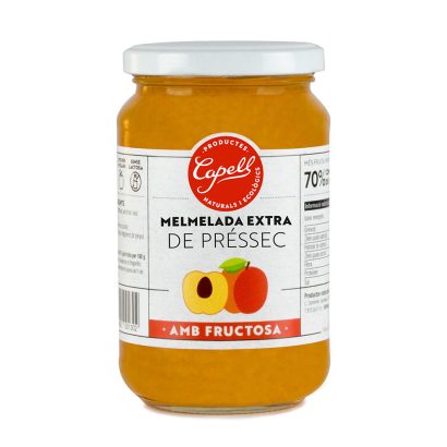 Mermelada Extra de Melocotón con Fructosa - Capell - 400 g