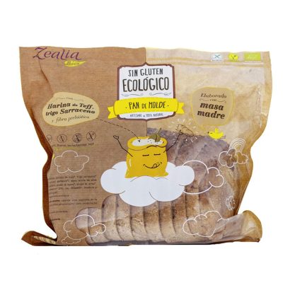 Pan de molde BIO S/G - Zealia Bio - 360 g