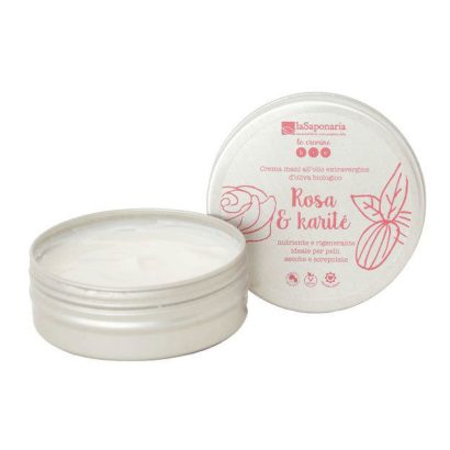 Crema de Manos de Rosas & Manteca de Karité - La Saponaria - 60 ml