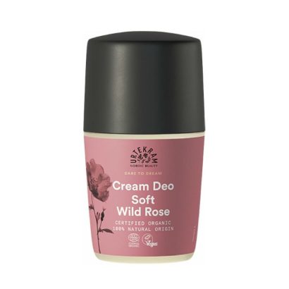 Desodorante Roll On Soft Wild Rose - Urtekram - 50 ml