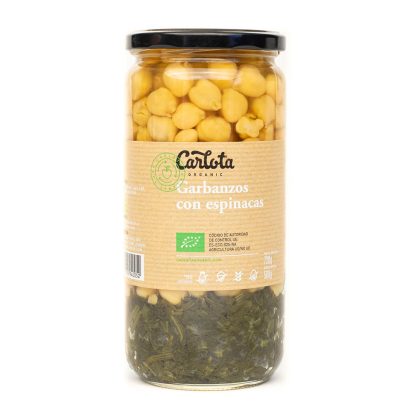 Garbanzos con Espinacas - Carlota Organic - 720g