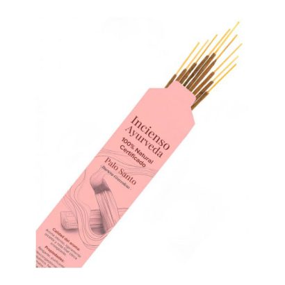 Incienso Ayurveda Palo Santo - BioAroma - 12 varillas - Imagen 3