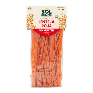Tagliatelle de Lenteja Roja Sin Gluten Bio - Sol Natural - 250g