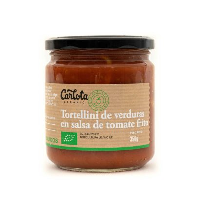 Tortellini de Verduras en Salsa de Tomate - Carlota Organic - 350g