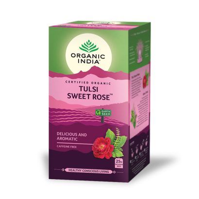 Tulsi Sweet Rose - Organic India - 25 bolsitas