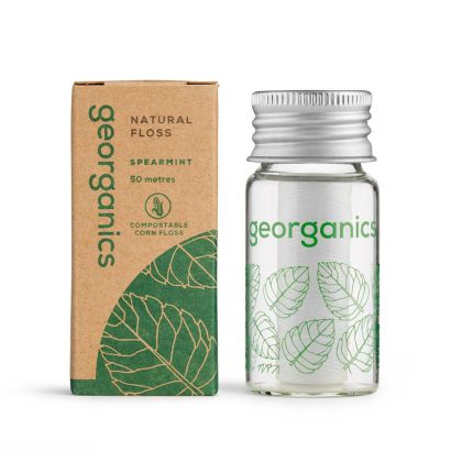 Hilo Dental Vegano Biodegradable - Hierbabuena - Georganics - 50 M - Imagen 2