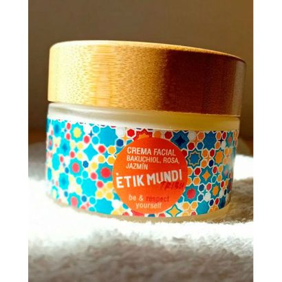 Crema Facial Bakuchiol, Jazmín y Rosa - Ètik Mundi - 50 ml - Imagen 2